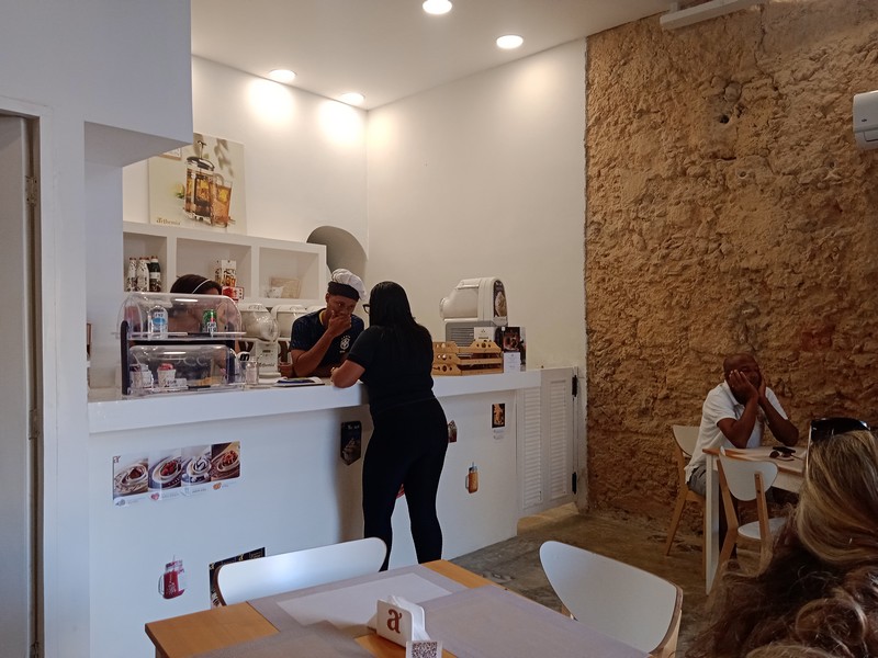 Ambrosía Cafés . Cremas. Parque Cristo.  La Habana Vieja . 