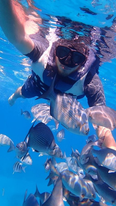 Baño con peces . Vardero. Matanzas